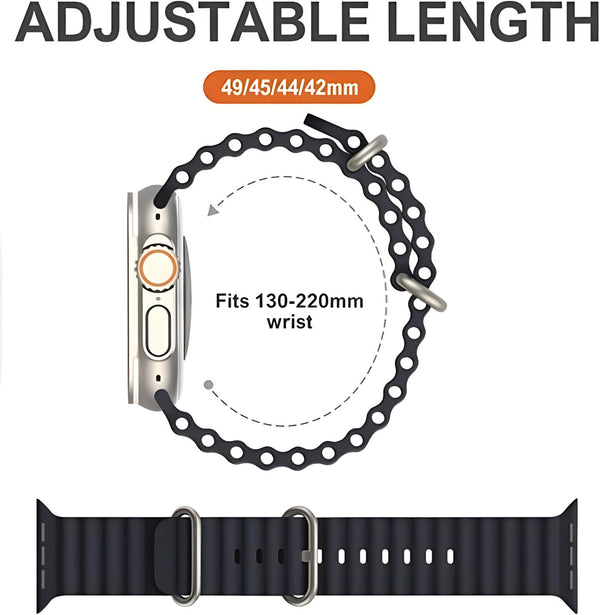 42-49mm Silicon band